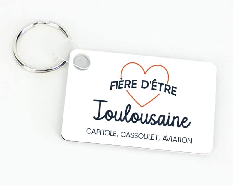 Porte-clés personnalisable - Fière d'être Toulousaine