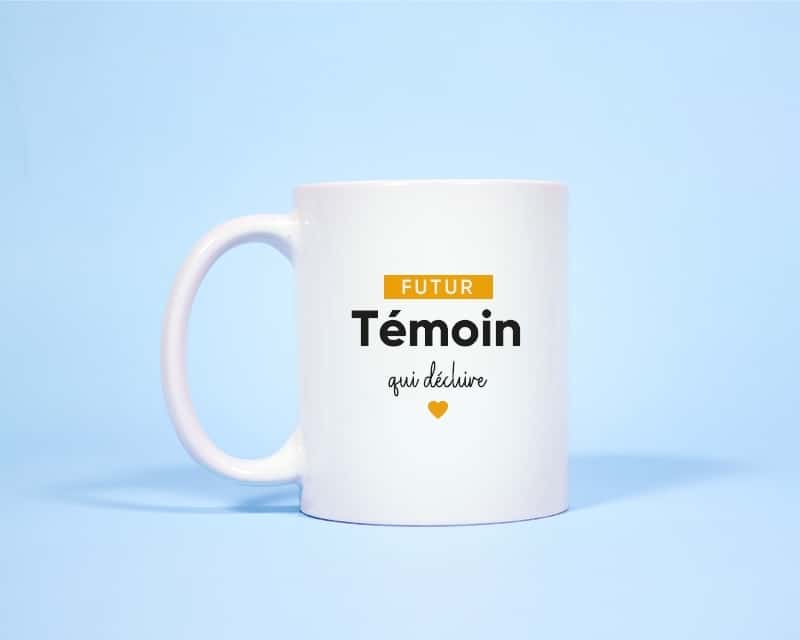 Mug personnalisé - Futur témoin