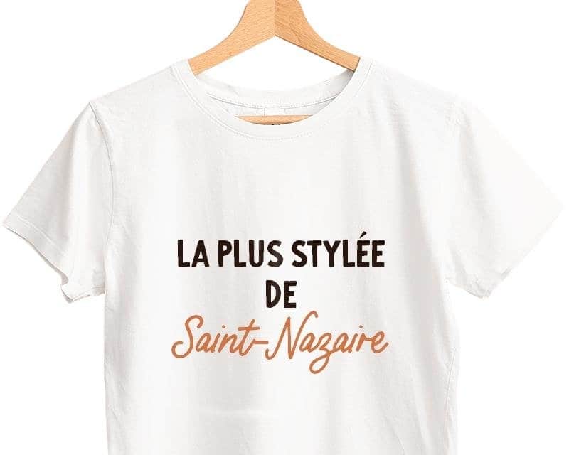 T-shirt femme personnalisé Saint-Nazaire