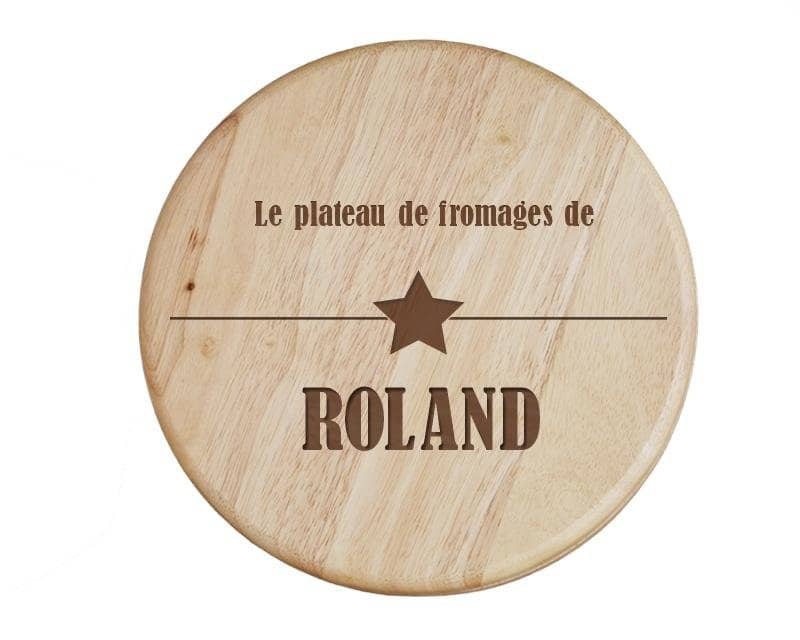 Set à fromage personnalisé pour un Roland