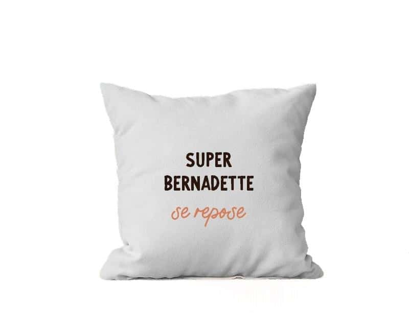 Coussin personnalisé pour une Bernadette