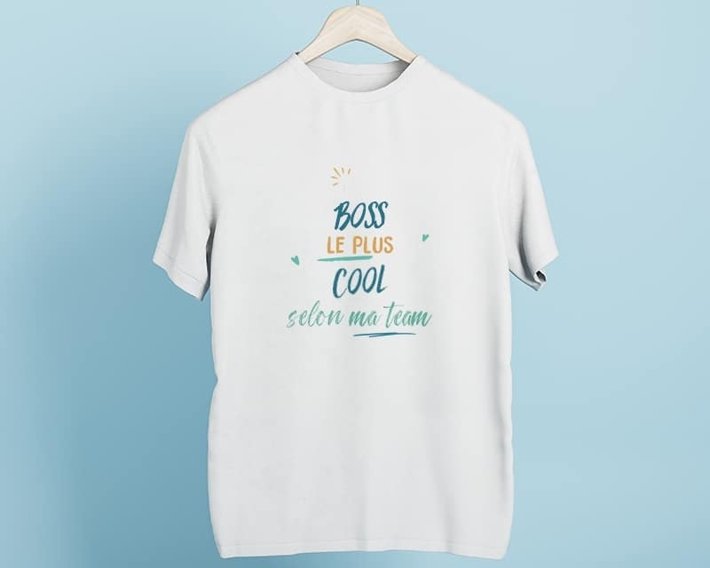 T-Shirt homme personnalisé : Boss le plus...
