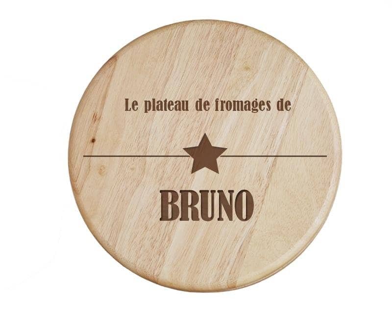 Set à fromage personnalisé pour un Bruno