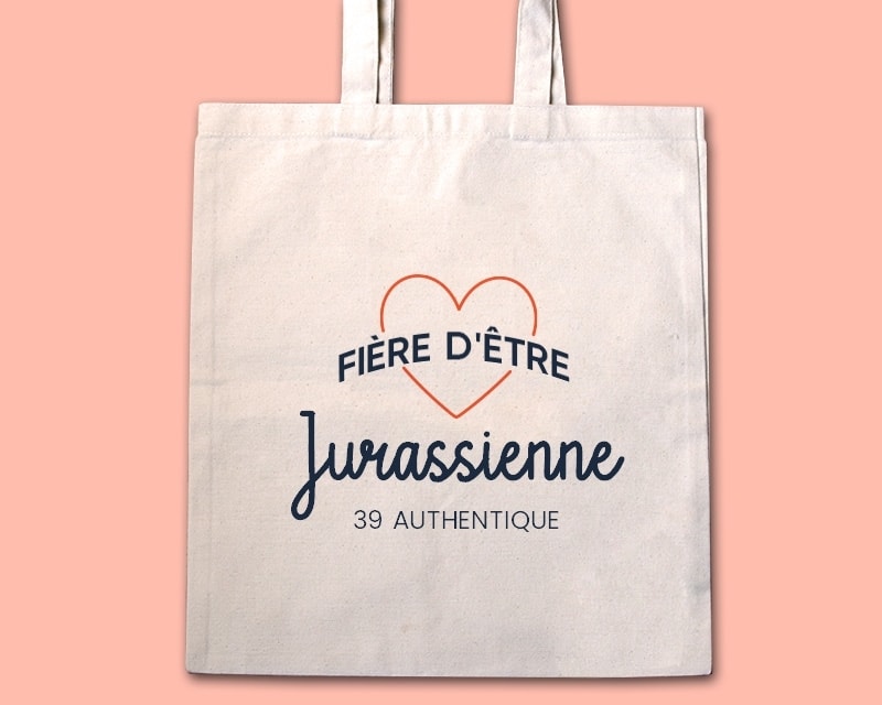 Tote bag personnalisable - Fière d'être Jurassienne