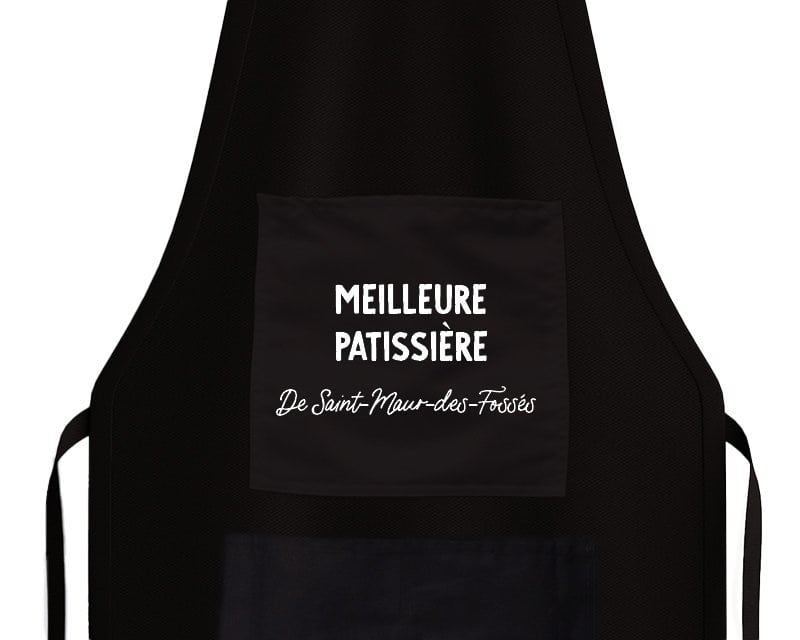 Tablier de cuisine personnalisé Saint-Maur-des-Fossés