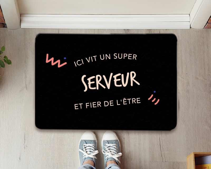 Paillasson personnalisé - Serveur