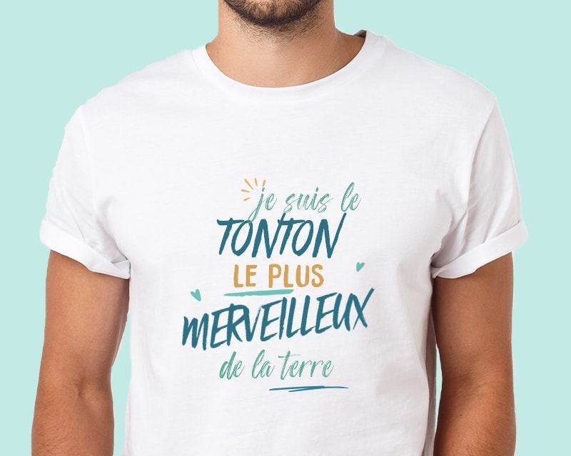 T-Shirt homme personnalisé : Tonton le plus...