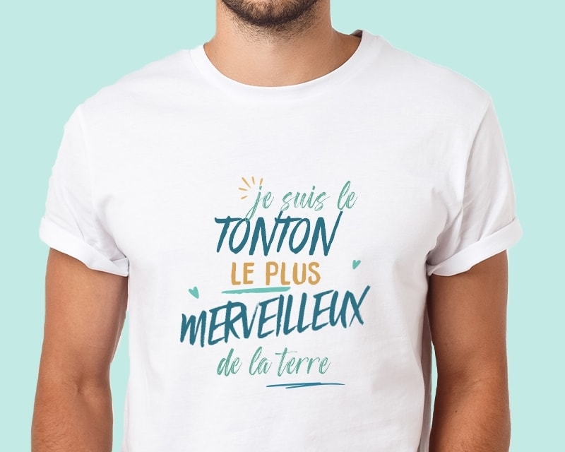 Tee shirt 2025 personnalisé tonton