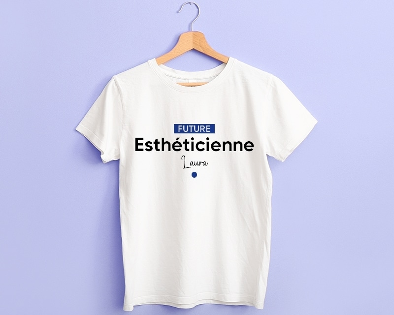 Tee shirt personnalisé femme - Future esthéticienne