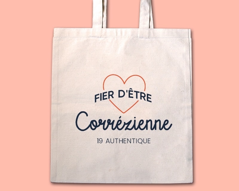 Tote bag personnalisable - Fière d'être Corrézienne