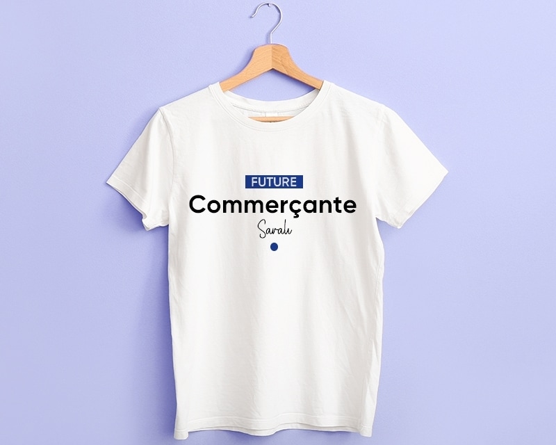 Tee shirt personnalisé femme - Future commerçante