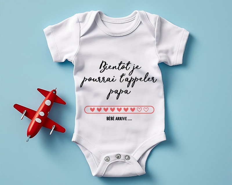 Body bébé personnalisé - Annonce grossesse