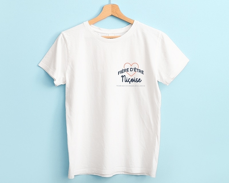 Tee shirt personnalisé femme - Fière d'être Niçoise