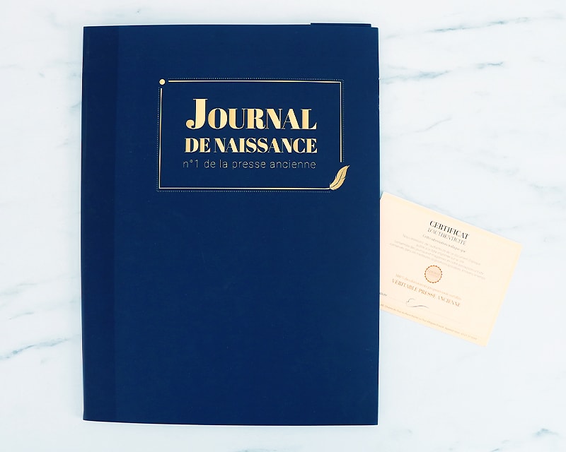 Journal du jour de naissance papa 20 ans