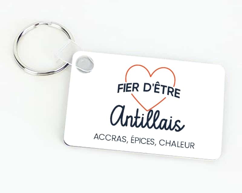 Porte-clés personnalisable - Fier d'être Antillais