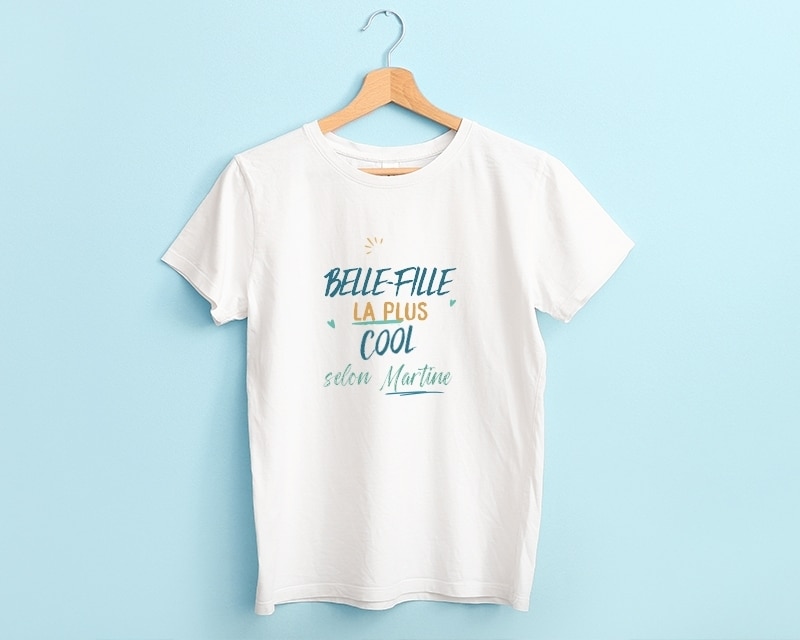 T-Shirt femme personnalisé : Belle-Fille la plus...