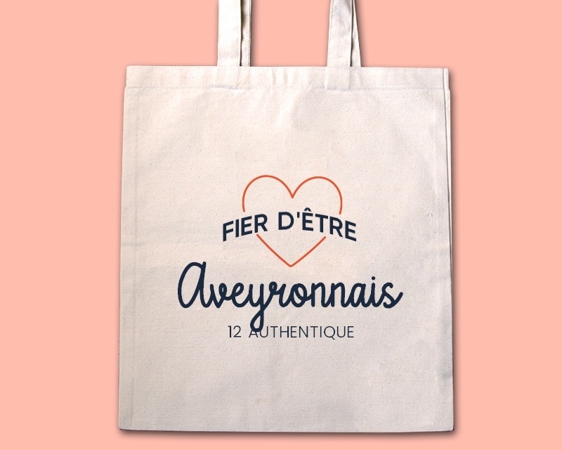 Tote bag personnalisable - Fier d'être Aveyronnais