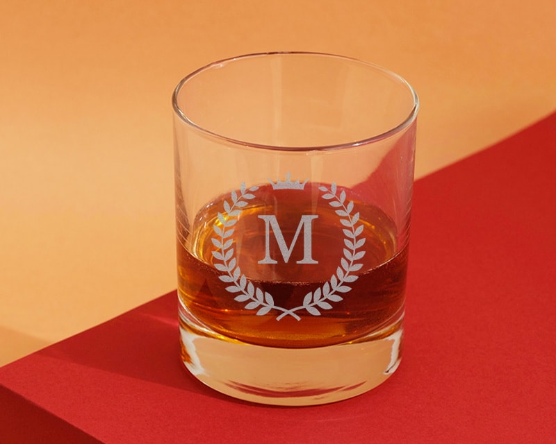 Verre à whisky personnalisé - Monogramme