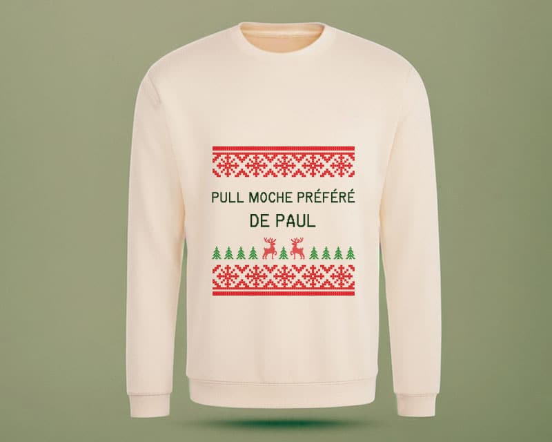 Pull de Noël personnalisé - Message