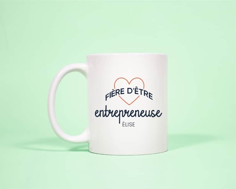 Mug personnalisé - Fière d'être entrepreneuse