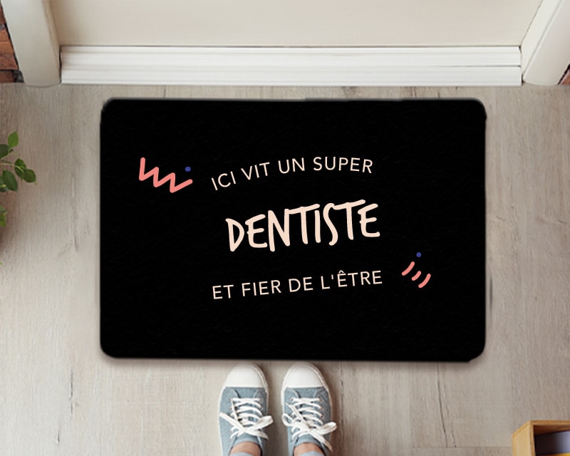 Paillasson personnalisé - Dentiste