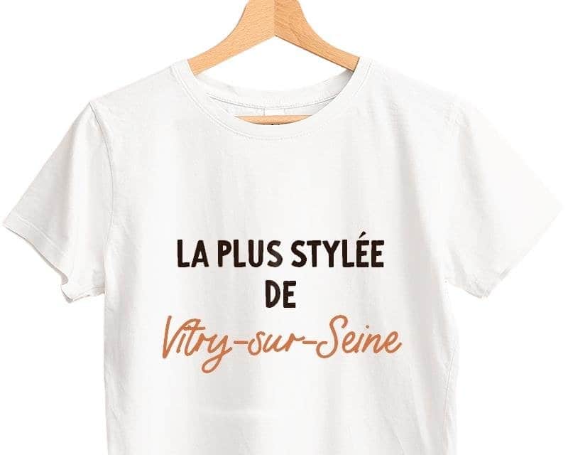 T-shirt femme personnalisé Vitry-sur-Seine