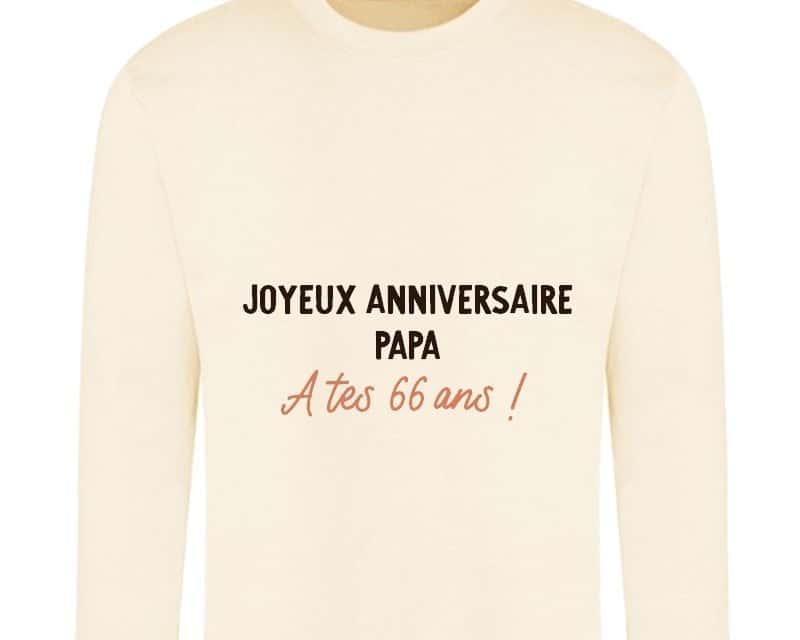 Sweat message papa 66 ans