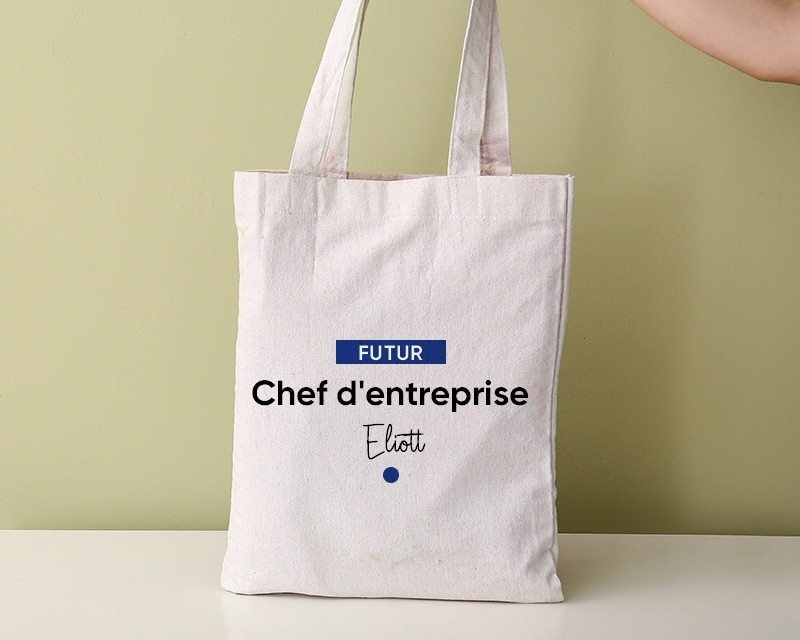 Tote bag personnalisable - Futur chef d'entreprise