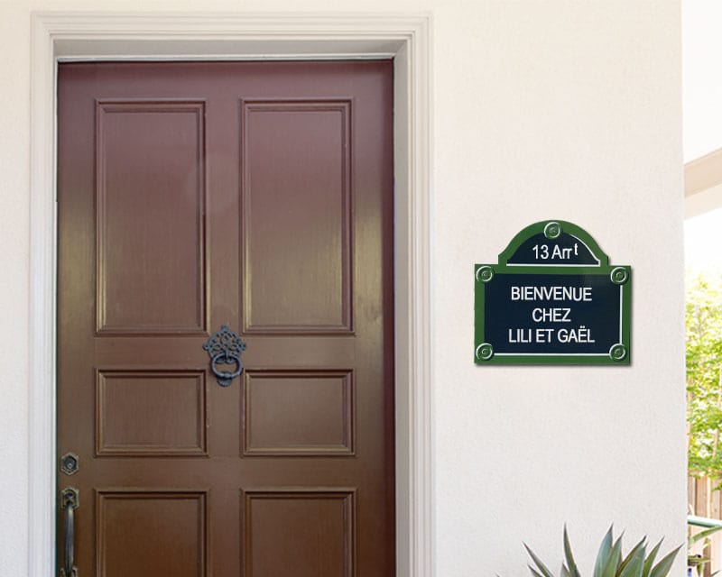 Plaques de Rue Émaillées Ville de Paris