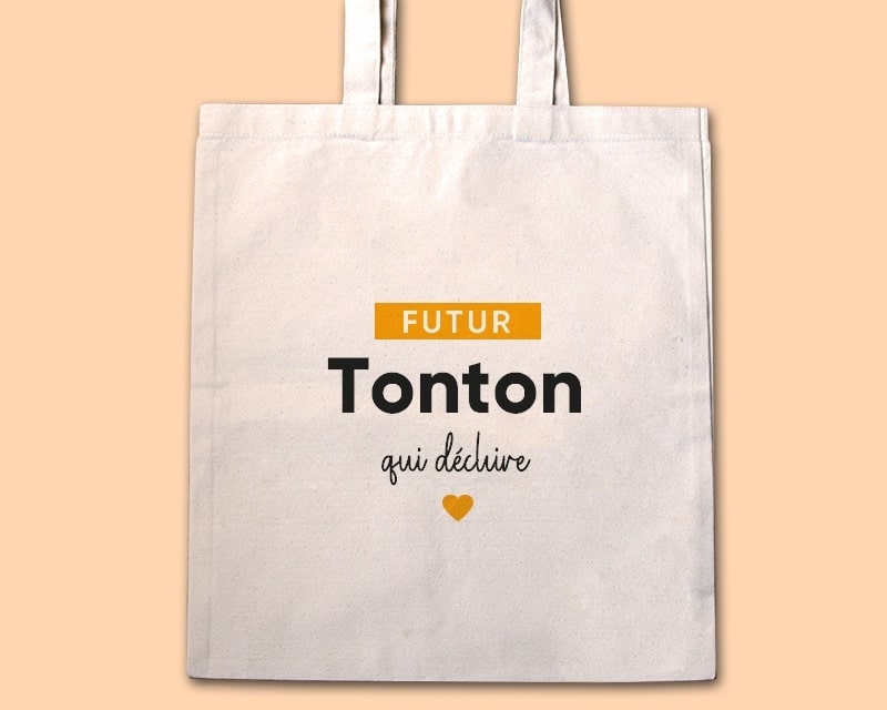 Tote bag personnalisable - Futur tonton