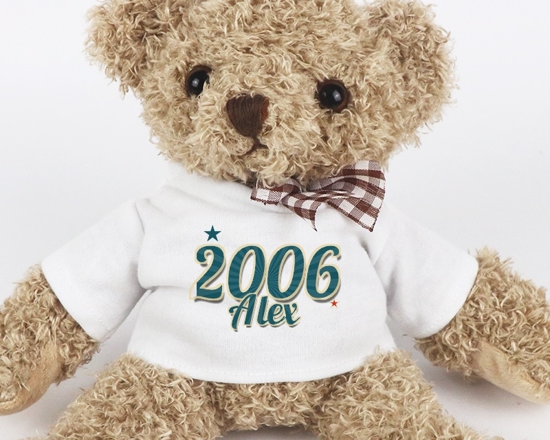 Peluche ourson année année 2006