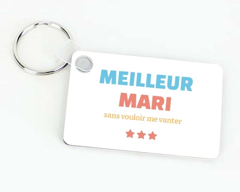 Porte-clef à personnaliser - Meilleur Mari