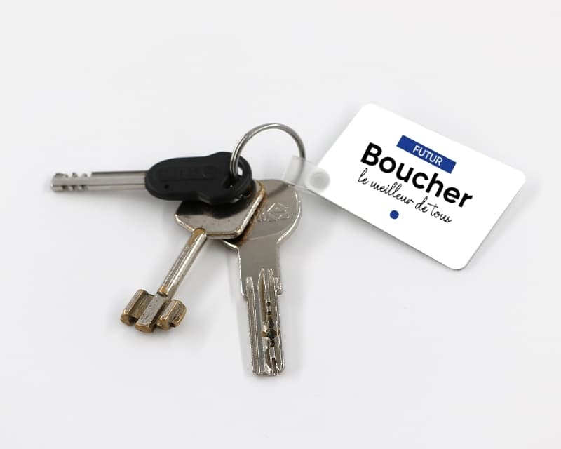 Porte-clés personnalisé - Futur boucher