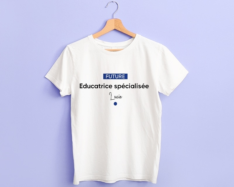 Tee shirt personnalisé femme - Future educatrice spécialisée