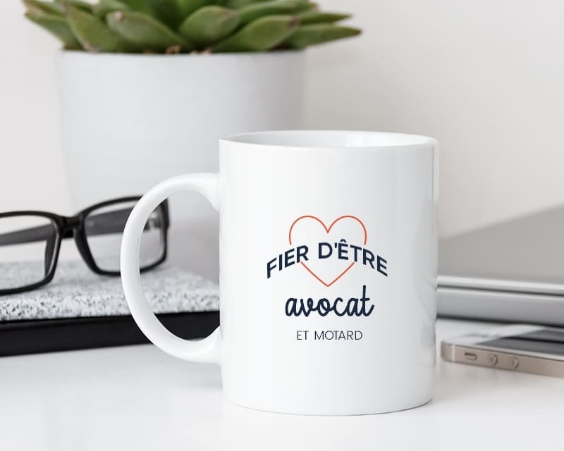 Mug personnalisé - Fier d'être avocat