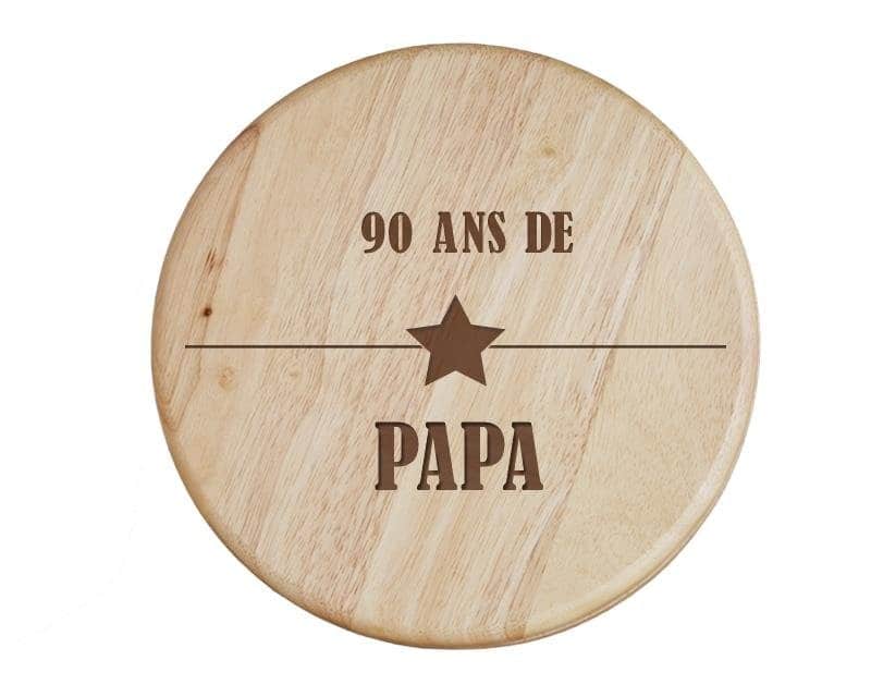 Set à fromage prénom papa 90 ans