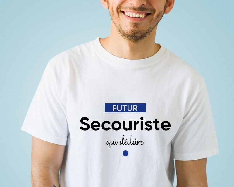 Tee shirt personnalisé homme - Futur secouriste