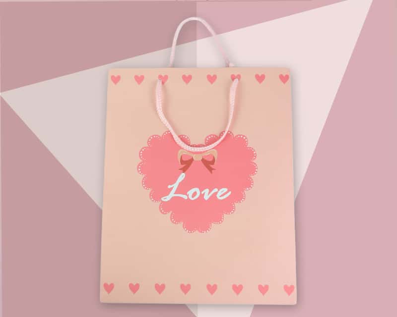 Sac cadeau - Saint Valentin