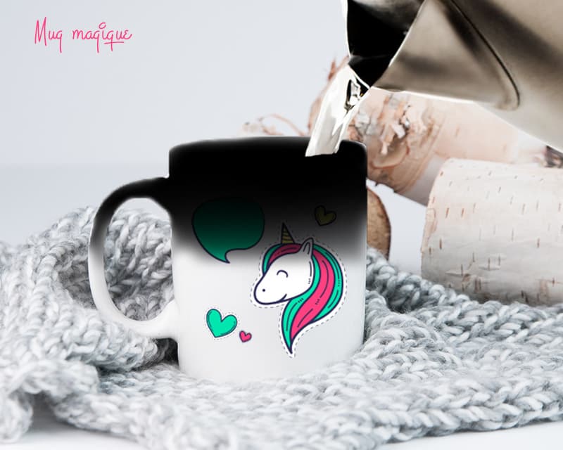 Mug personnalisé - Licorne