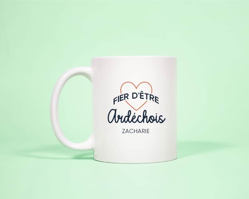 Mug personnalisé - Fier d'être Ardéchois