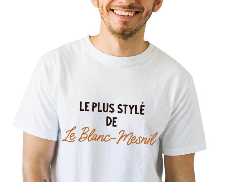 T-shirt homme personnalisé Le Blanc-Mesnil