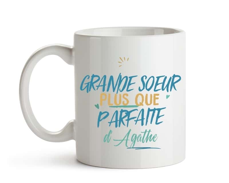 Mug personnalisé : Grande soeur la plus...