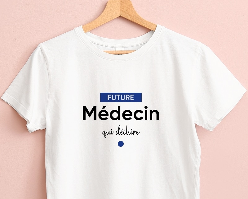 Tee shirt personnalisé femme - Future médecin