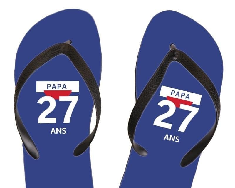 Tongs pastis  papa 27 ans