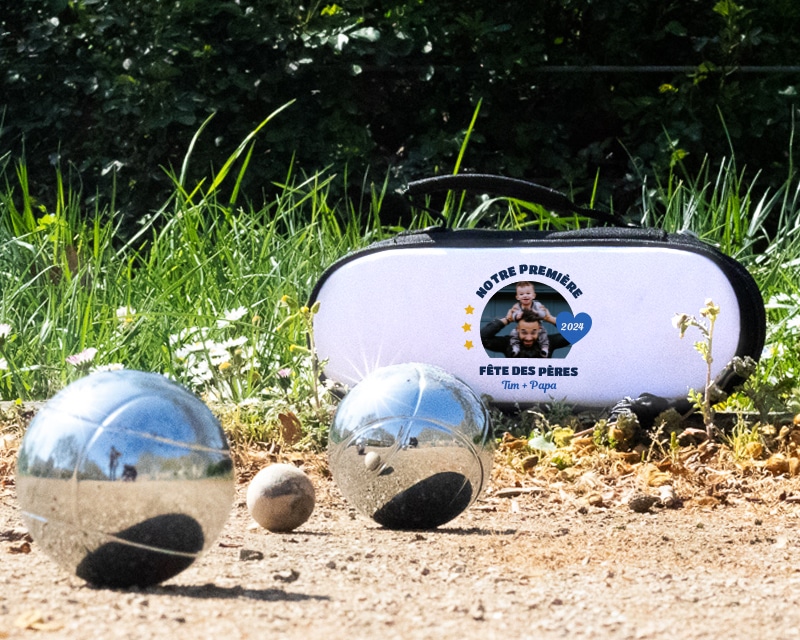 Sacoche de pétanque personnalisée - Première Fête des Pères