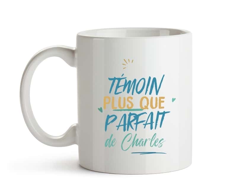 Mug personnalisé : Témoin le plus...