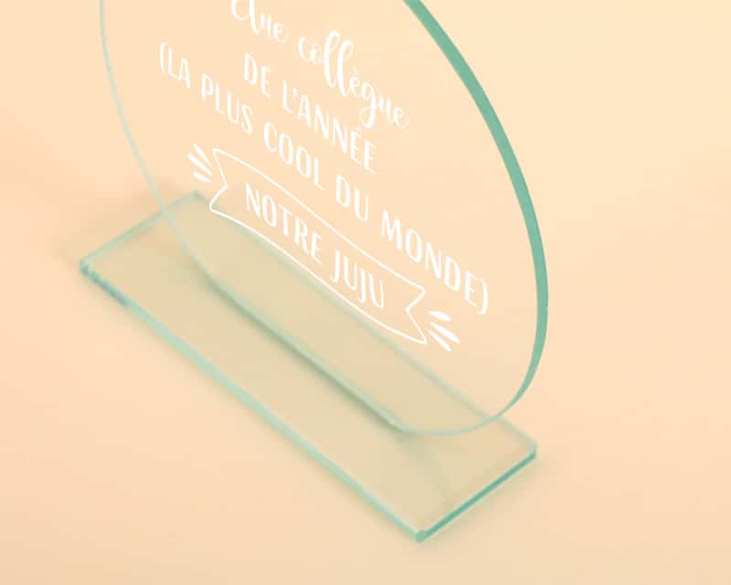 Trophée personnalisé - Collègue