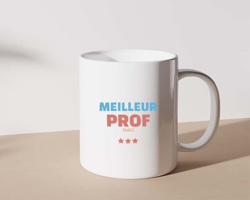 Mug personnalisé - Meilleur Prof