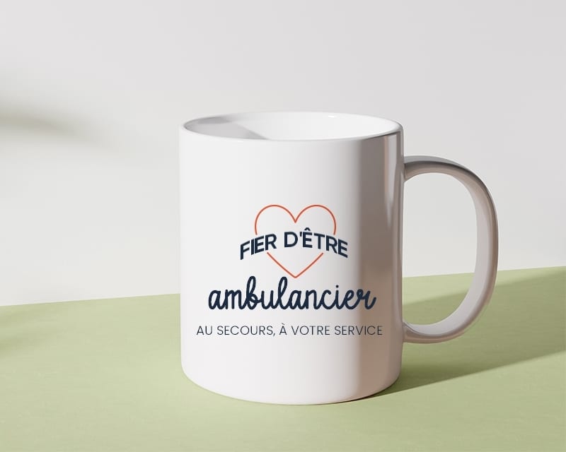 Mug personnalisé - Fier d'être ambulancier