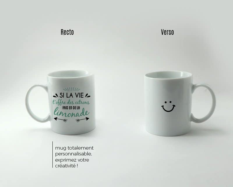 Mug avec message positif femme 37 ans